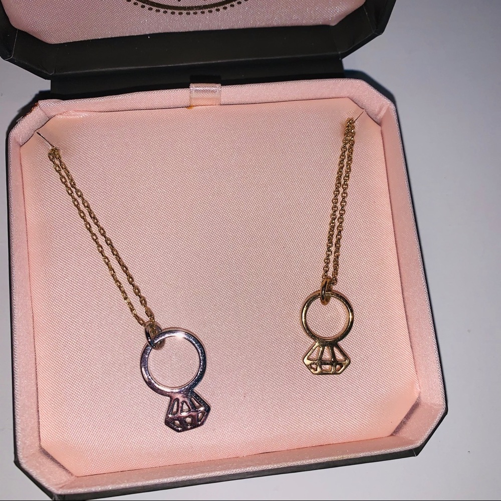 Juicy Couture Gold and Silver Engagement Ring Set - Picture 3 of 3